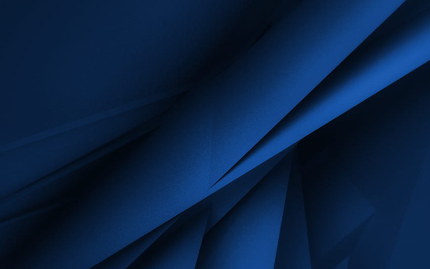 Latar belakang biru bergaya, tekstur kertas biru, latar belakang biru kreatif, tekstur abstrak, latar belakang kertas biru dengan resolusi 3840x2400. Kualitas tinggi, kertas Wallpaper HD
