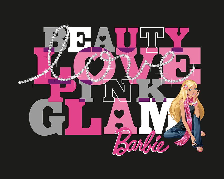 logotipo de Barbie fondo de pantalla