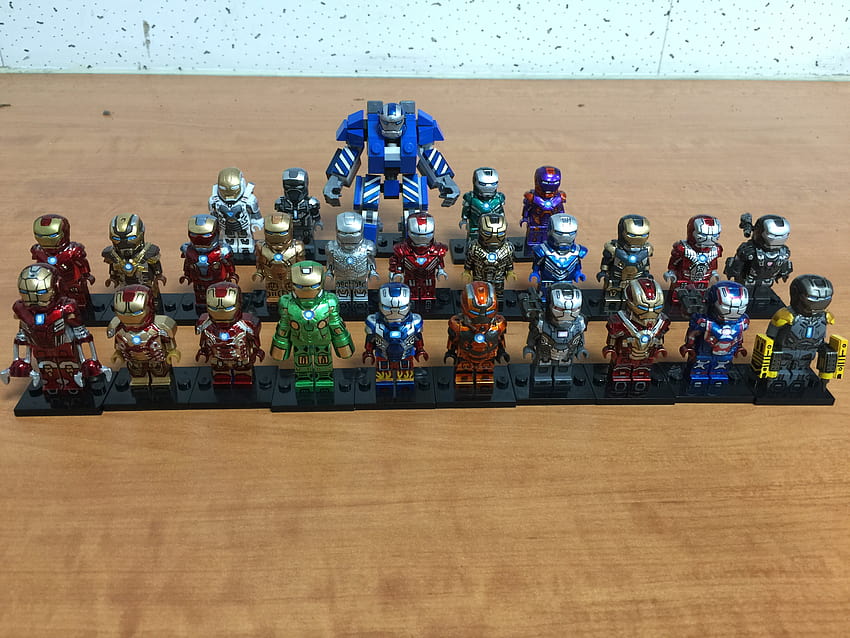 : LEGO, Legion, Toy, ART, iron, minifigures, moc, ironman, legoironman, ironman3, moclegoironman 3264x2448 HD wallpaper