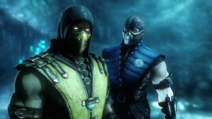 Sub Zero 및 Scorpion Mortal Kombat, 게임, 배경 및 HD 월페이퍼