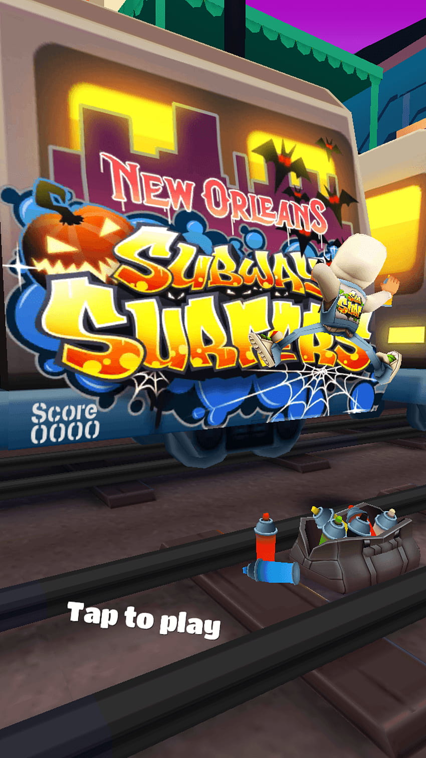 Subway Surfers New Orleans Hack, неограничени ключове и монети – HD тапет за телефон