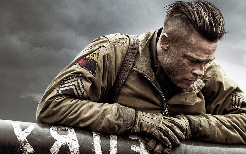 Brad Pitt In Fury Movie, Movies HD wallpaper