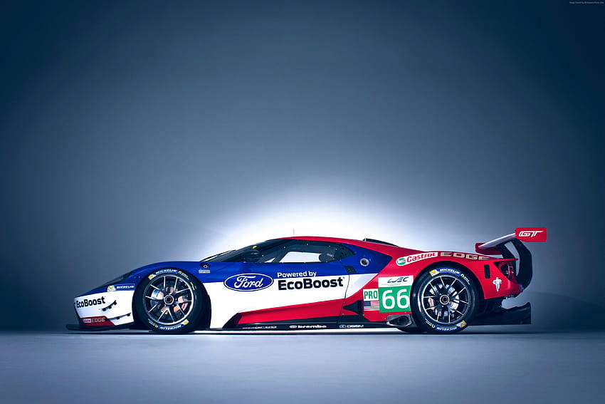 Ford GT Race Car, 24 Hours of Le Mans, Cars & Bikes HD wallpaper