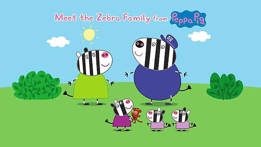 Peppa Pig Meet the Zebra Family, zoe zebra HD wallpaper