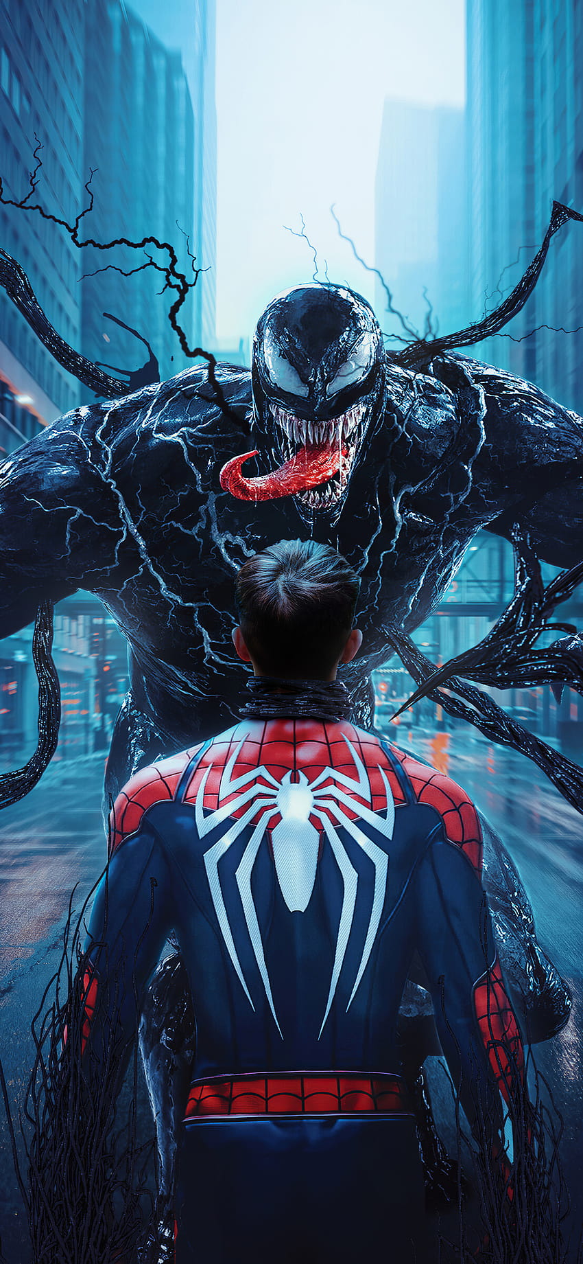 1125x2436 Spider Man Vs Venom Iphone XS,Iphone 10,Iphone X , Backgrounds, and, venom x spider man HD phone wallpaper