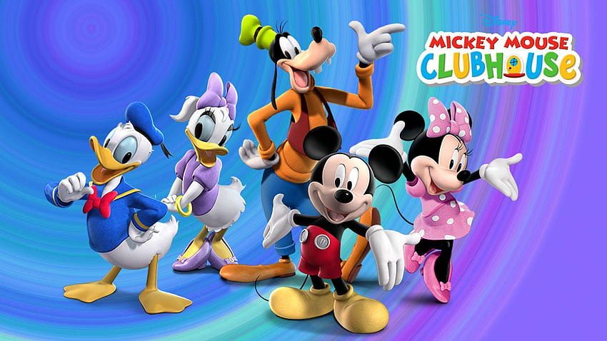 La casa de Mickey y sus amigos Dibujos animados de Disney para niños, la  casa de Mickey Mouse fondo de pantalla