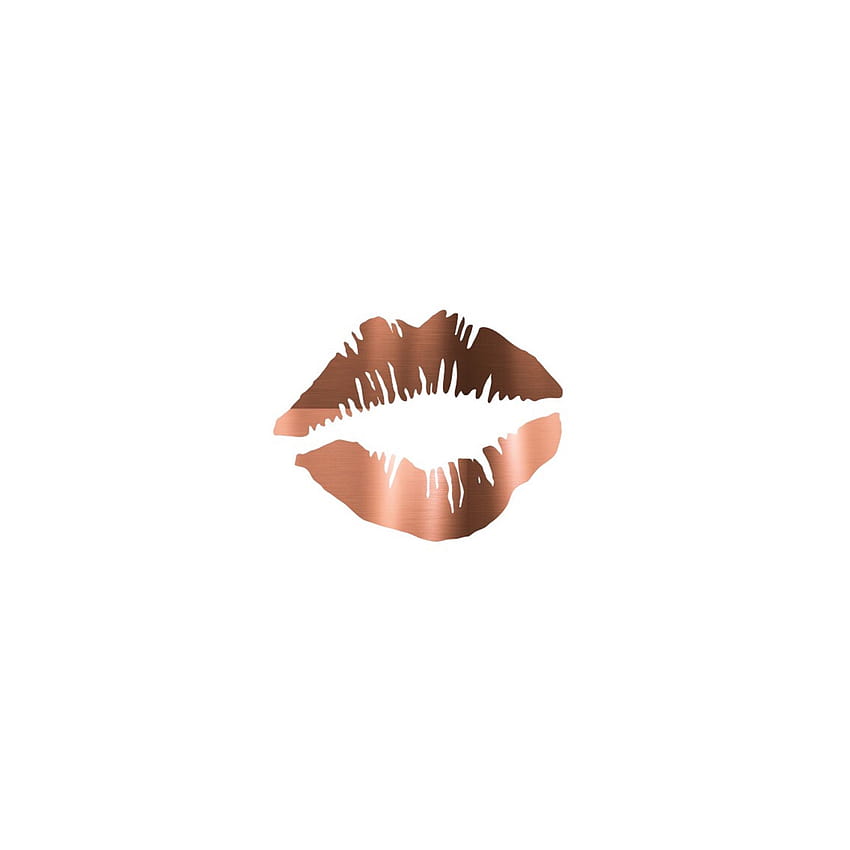 Rose Gold Lips, lips tumblr HD phone wallpaper