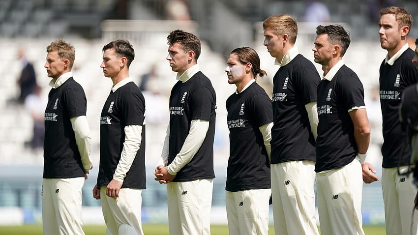 England and New Zealand cricketers share 'Moment of Unity' in fight against discrimination, cricket players jersey HD wallpaper