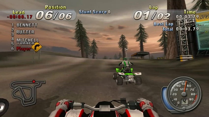 ATV Offroad Fury 3 en el emulador PCSX2 fondo de pantalla