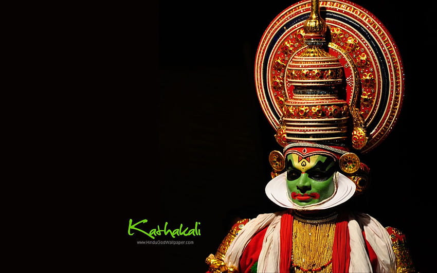 Cara Kathakali, tradicional de Kerala fondo de pantalla
