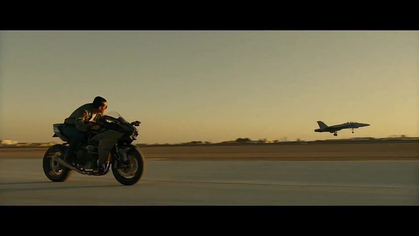 Kawasaki-Motorrad in Top-Gun: Maverick HD-Hintergrundbild