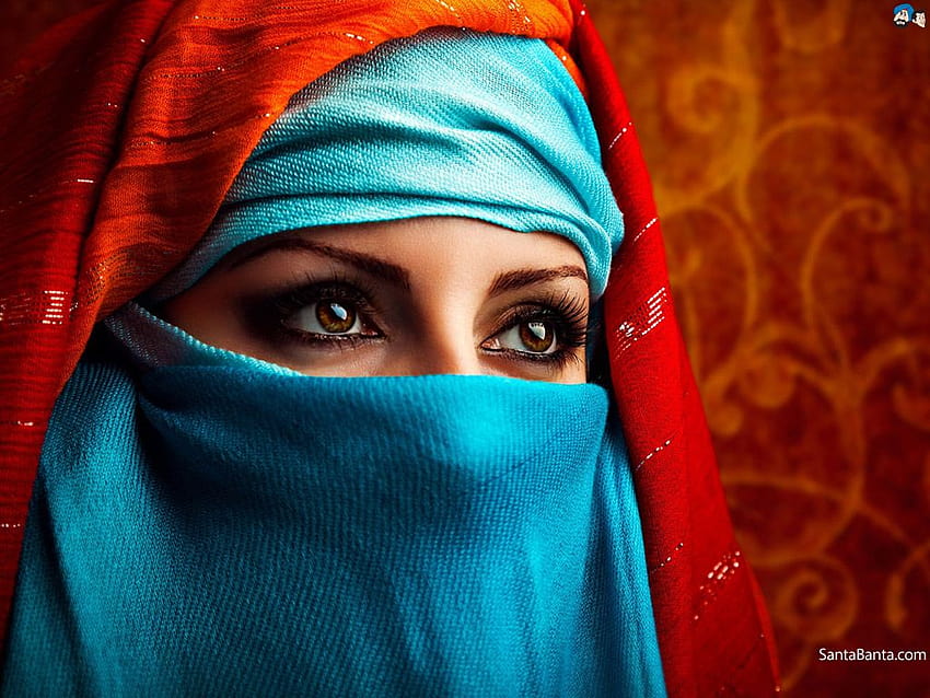 Arab Woman in Hijab, arabic girls hijab HD wallpaper