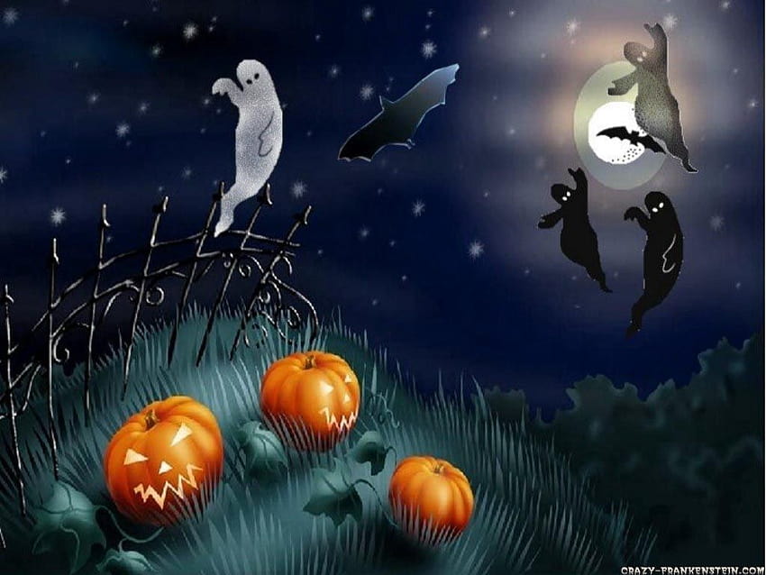 Premium Vector  Halloween ghost background poster and wallpaper
