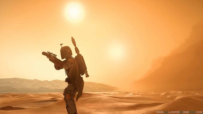 Star Wars Battlefront Boba Fett Dune Sea Engine, tatooine HD wallpaper |  Pxfuel
