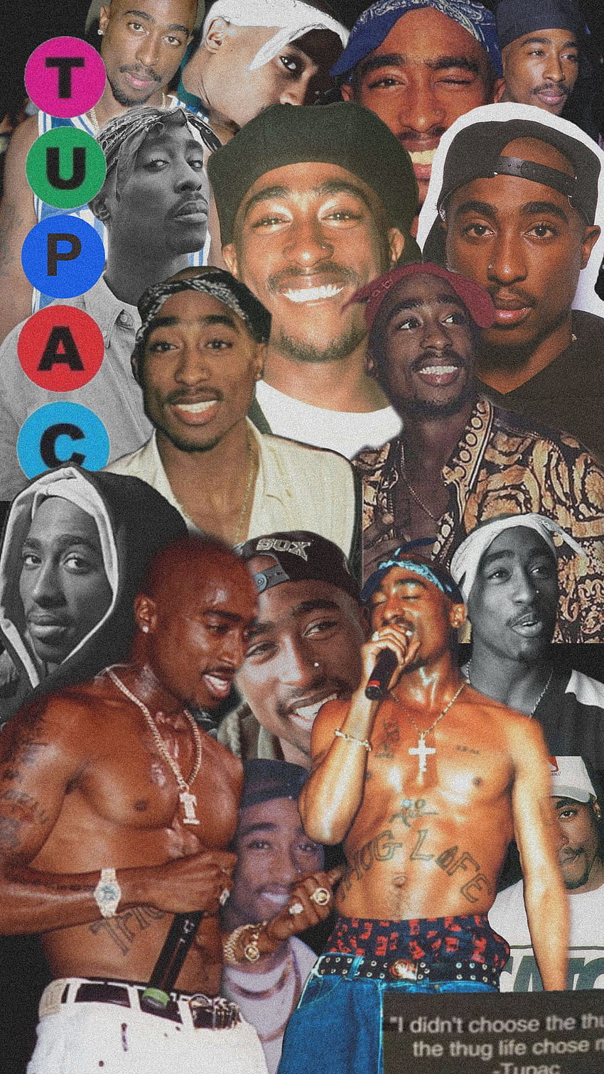 Download Posing With Hand Signal Tupac Iphone Wallpaper  Wallpaperscom