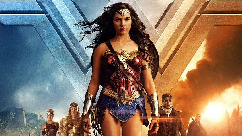 Wonder Woman, Gal Gadot, 2017 Movie Poster HD wallpaper