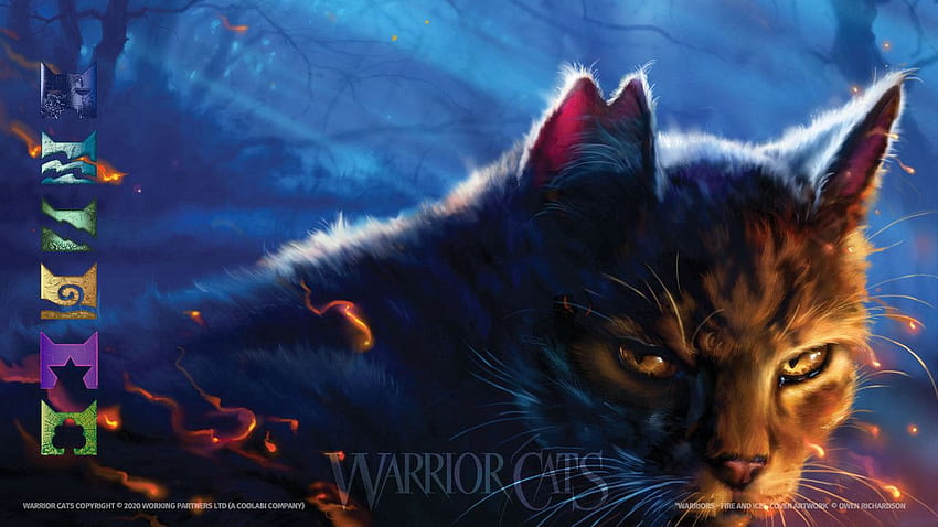 Warrior Cats Zoom Backgrounds за вашите заключени видео разговори HD тапет