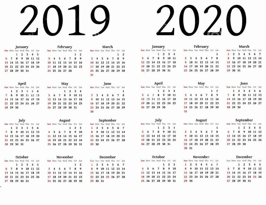 Printable Academic Calendar 2019 15 Printable 2019 and, 2020 calendar HD wallpaper