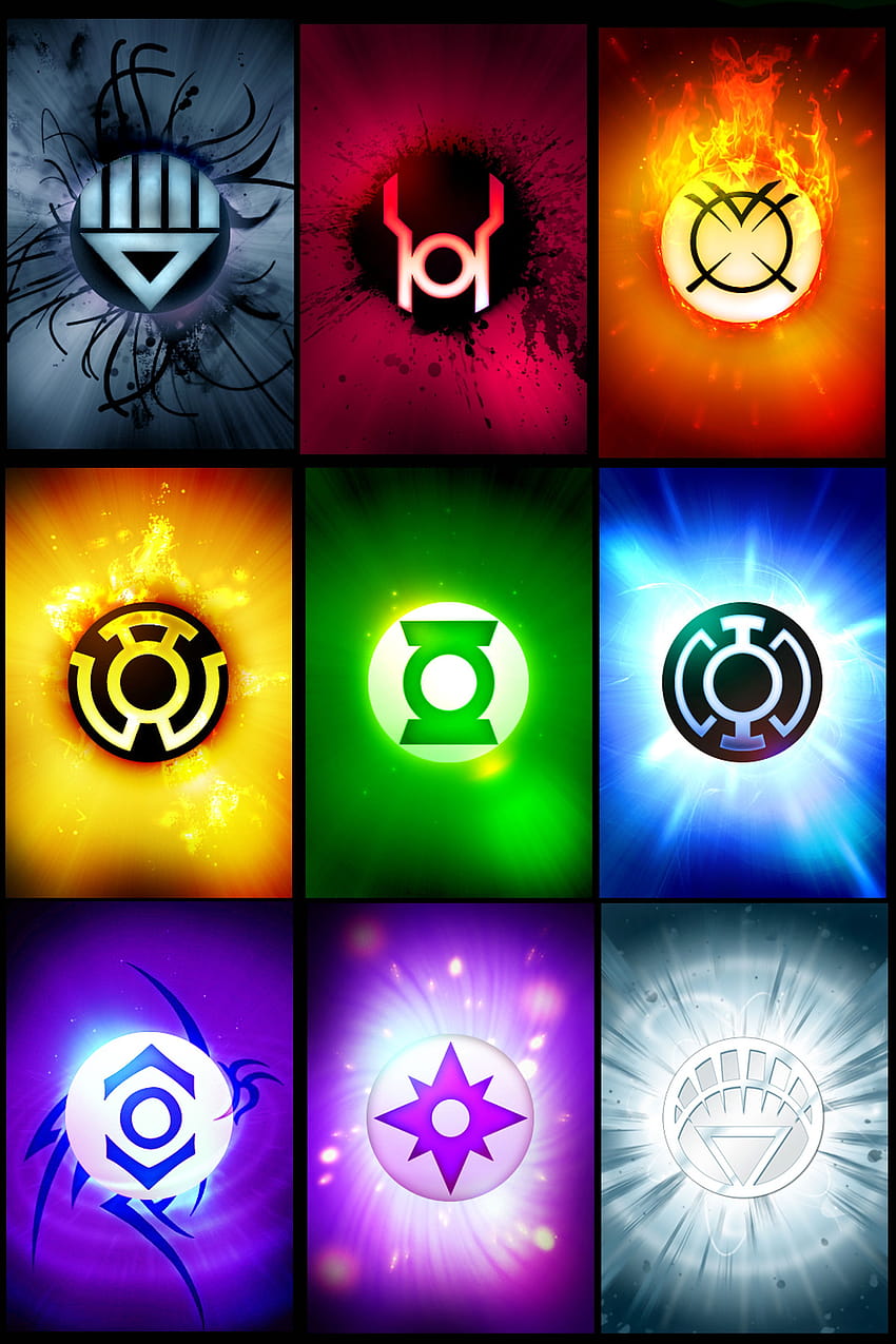 Green Lantern Corps Group, yellow lantern oath HD phone wallpaper