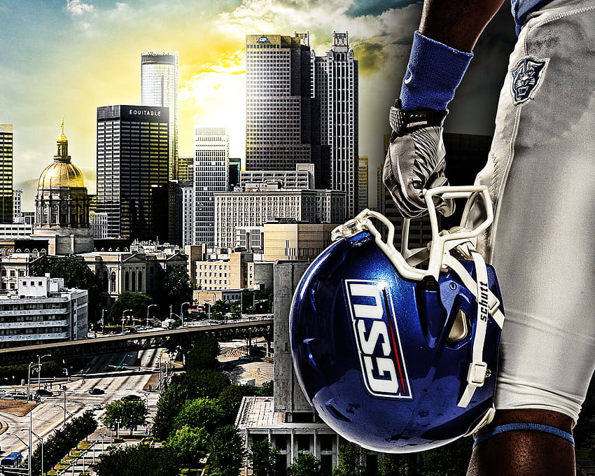 2012 Football , Facebook and Twitter Covers, georgia state HD wallpaper