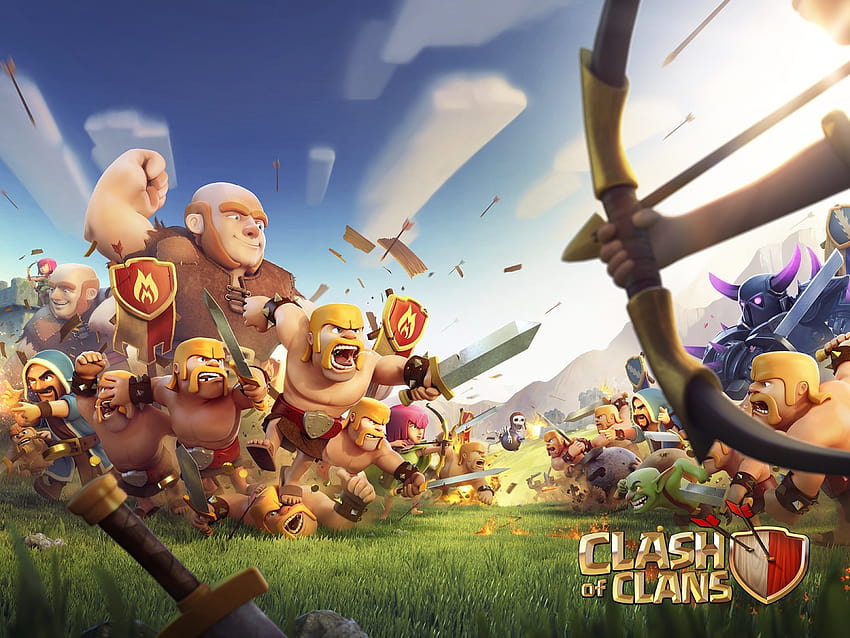 Clash of Clans otrzymuje największą aktualizację w historii, dodaje Town Hall 11, Grand Warden Hero i więcej Tapeta HD