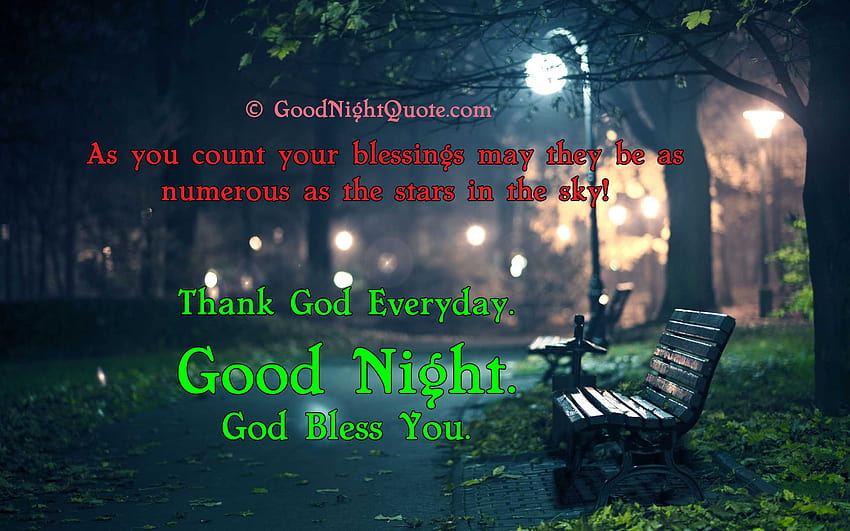 Good Night God Bless You & Prayer Quotes, Sweet Dreams Hd Wallpaper | Pxfuel