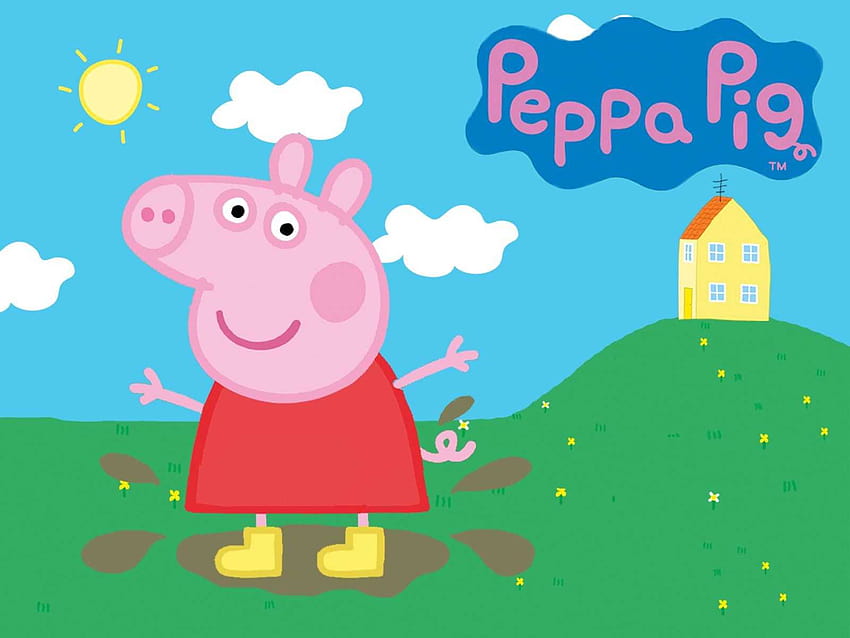 Peppa Pig House HD wallpaper