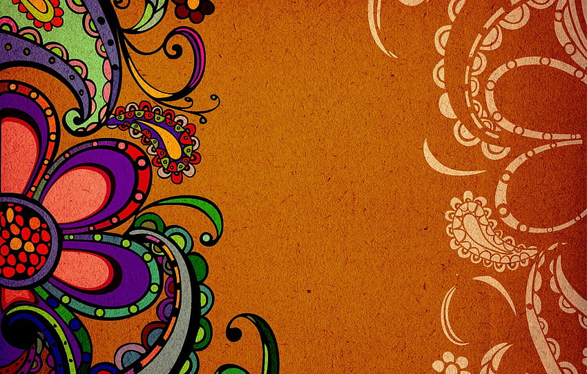 figure, texture, Indian pattern , section текстуры, indian design HD wallpaper