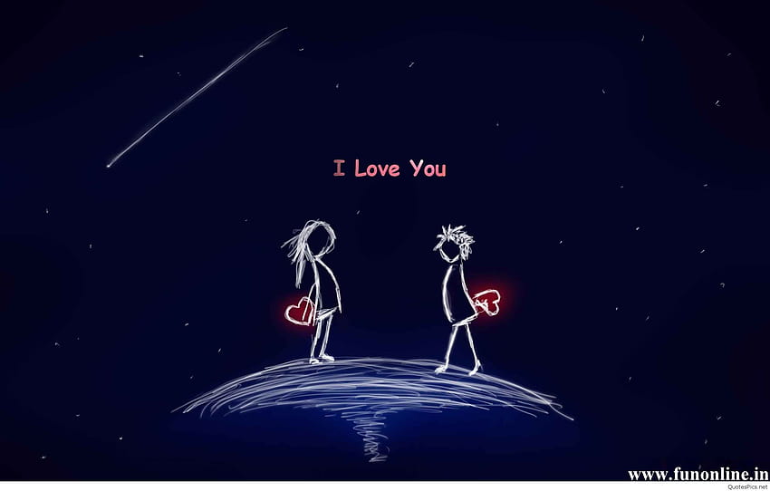 New Love Cartoon Shayari Love Animated Couple, matching couple HD wallpaper  | Pxfuel