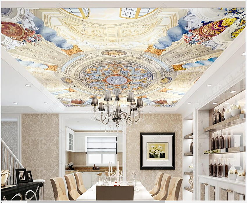 Wallpaper  Murals  Page 33  beddingandbeyondclub  Classic ceiling  European designs Ceiling design