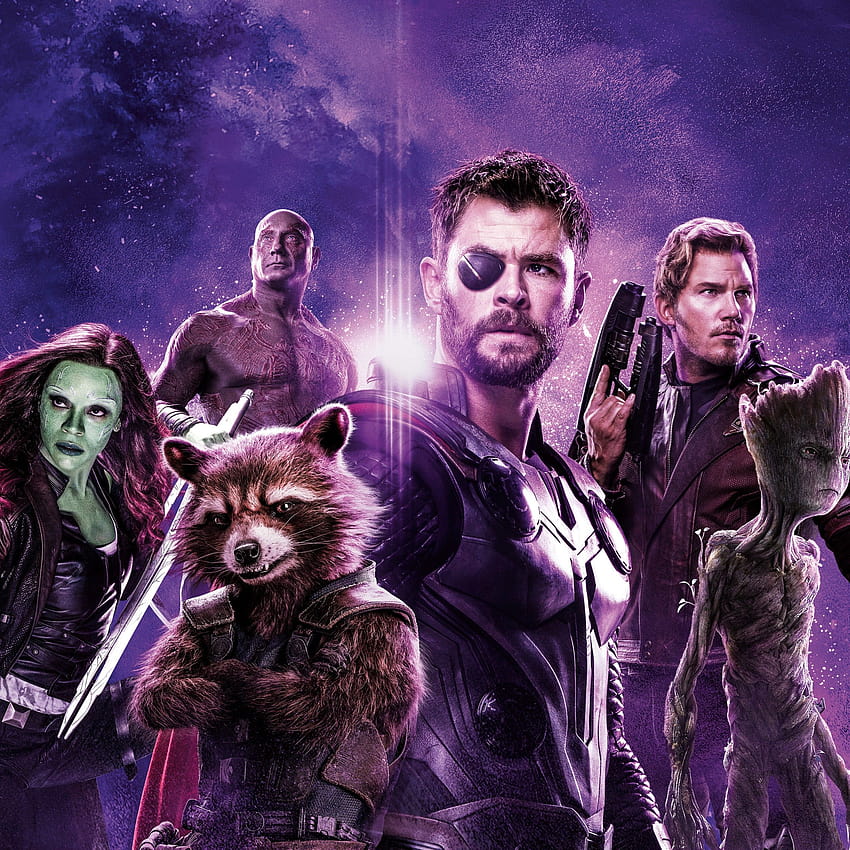 Avengers: Endgame, Gamora, Rocket Raccoon, Thor, Star, avengers women endgame HD phone wallpaper