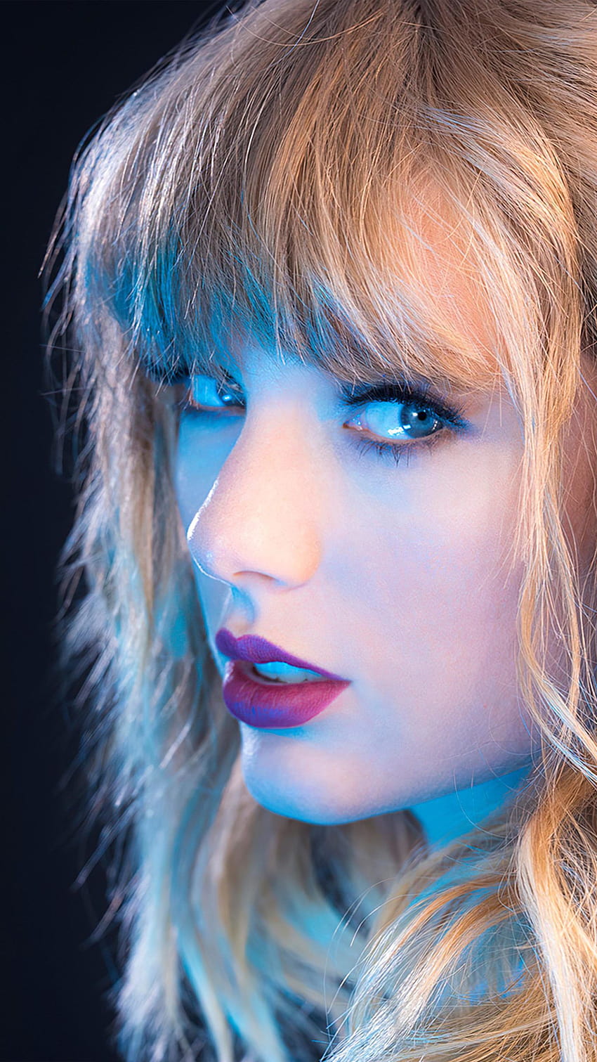 Beautiful Taylor Swift Blue Neon Ultra Mobile, taylor swift 2021 HD phone wallpaper