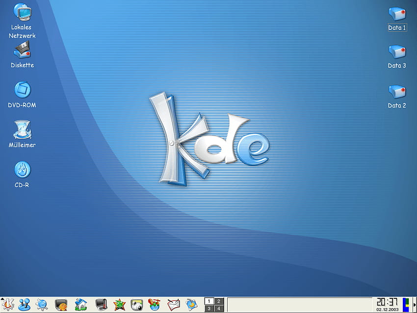 NOIA Blue KDE, theremin HD wallpaper