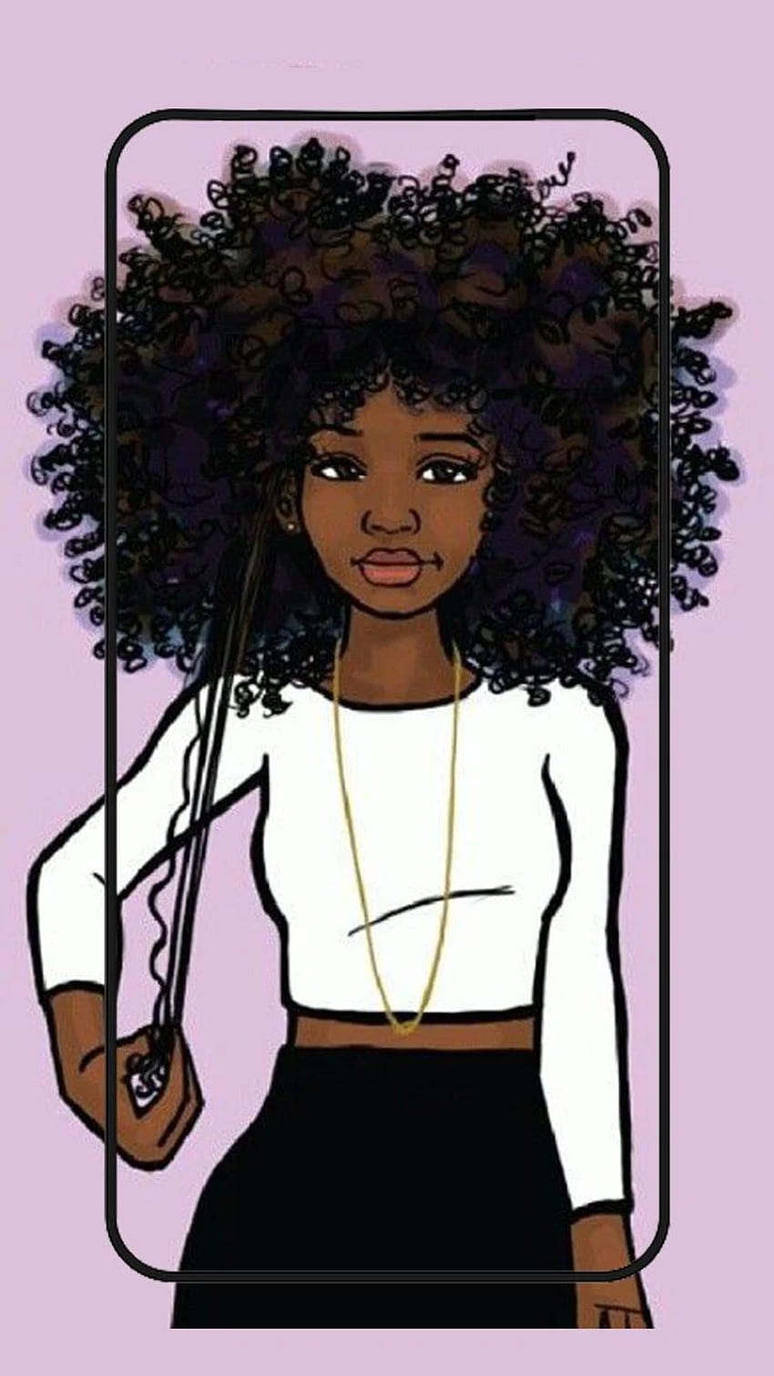 Cute black girls melanin for Android, melanin poppin HD phone wallpaper
