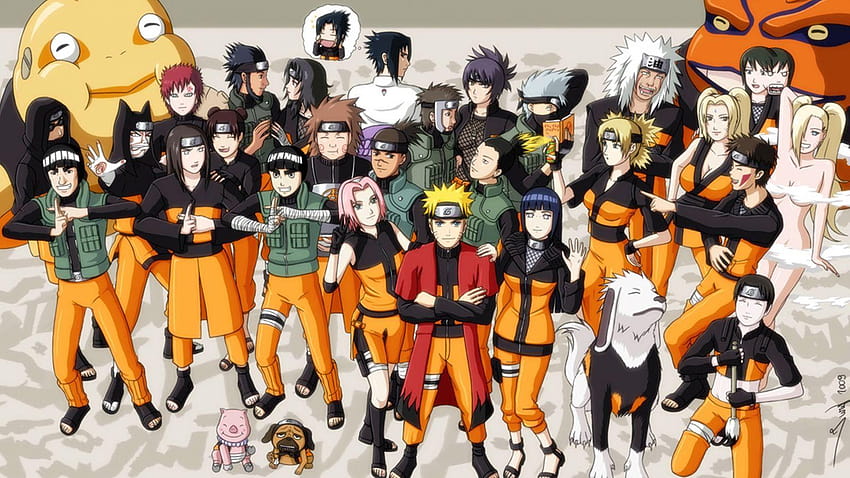 Cute. All the little things and details in here., naruto family HD wallpaper