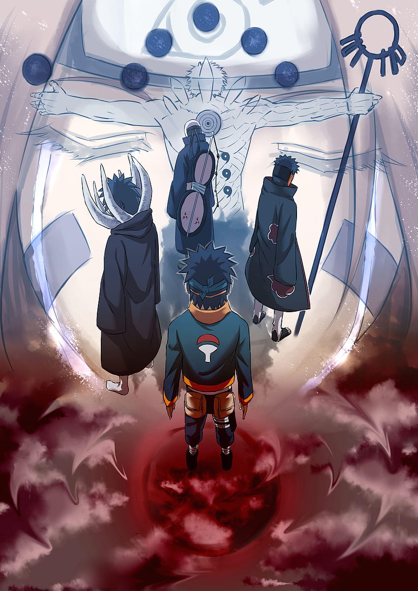 NARUTO Mobile, obito and rin HD phone wallpaper