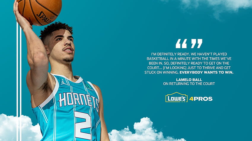 Charlotte Hornets auf Twitter:, Lamelo Ball Hornets HD-Hintergrundbild