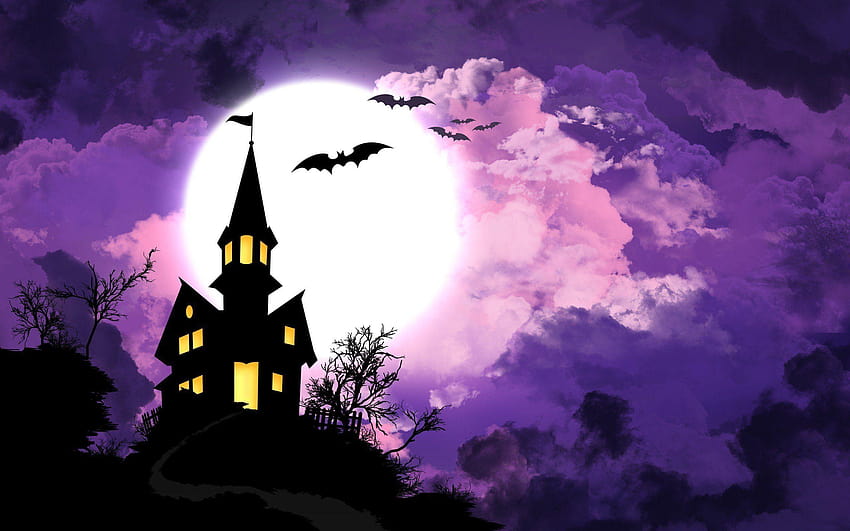 Sky Halloween – Halloween Wizard, halloween bat HD wallpaper