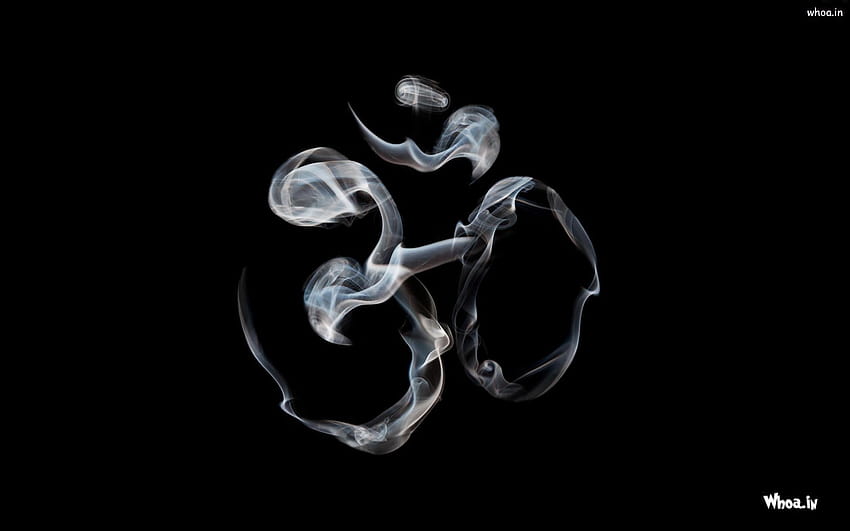 OM Creative By Smoke mit dunklen Hintergründen, Bollywood-Rauchen HD-Hintergrundbild