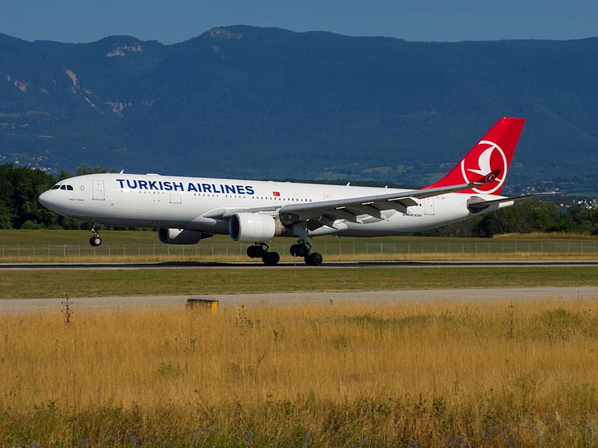 Serbski regulator blokuje loty tureckich A330, tureckich linii lotniczych Tapeta HD
