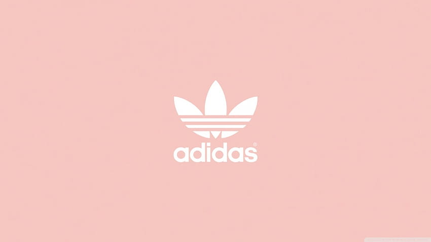 Pink Adidas Logo, pink logo HD wallpaper