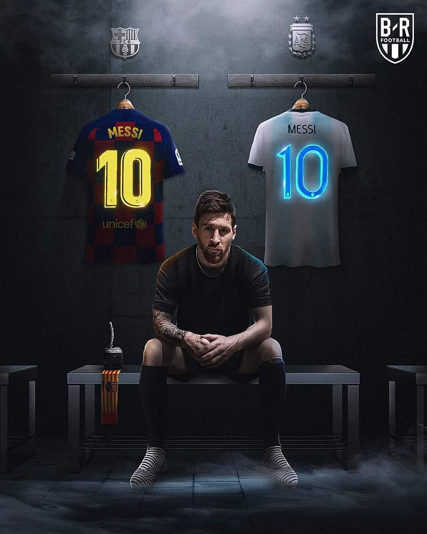 Lionel Messi oleh RushilPC, kaos messi wallpaper ponsel HD