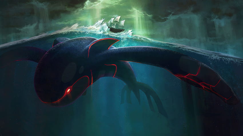 2560x1440 Big Kyogre Pokemon 1440P Resolution , Backgrounds, and HD wallpaper