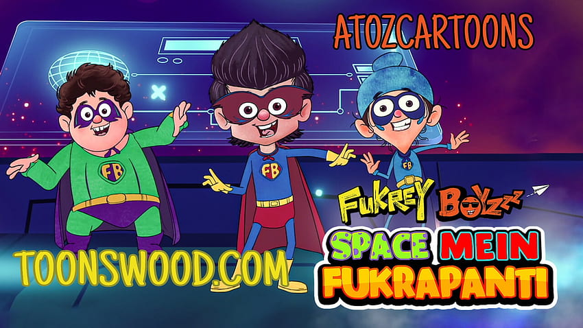 Fukrey Boyzzz Space Mein Fukrapanti-Film auf Hindi HD-Hintergrundbild