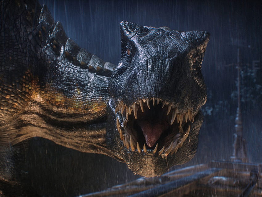 Apakah dinosaurus sungguhan antipeluru seperti yang ada di Jurassic World, t rex vs indominus rex Wallpaper HD