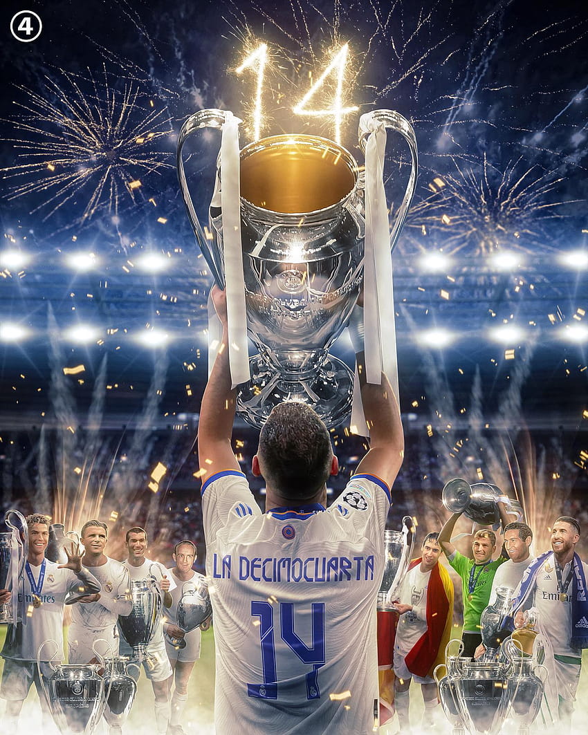 Campioni della UEFA Champions League 2022 del Real Madrid Sfondo del telefono HD