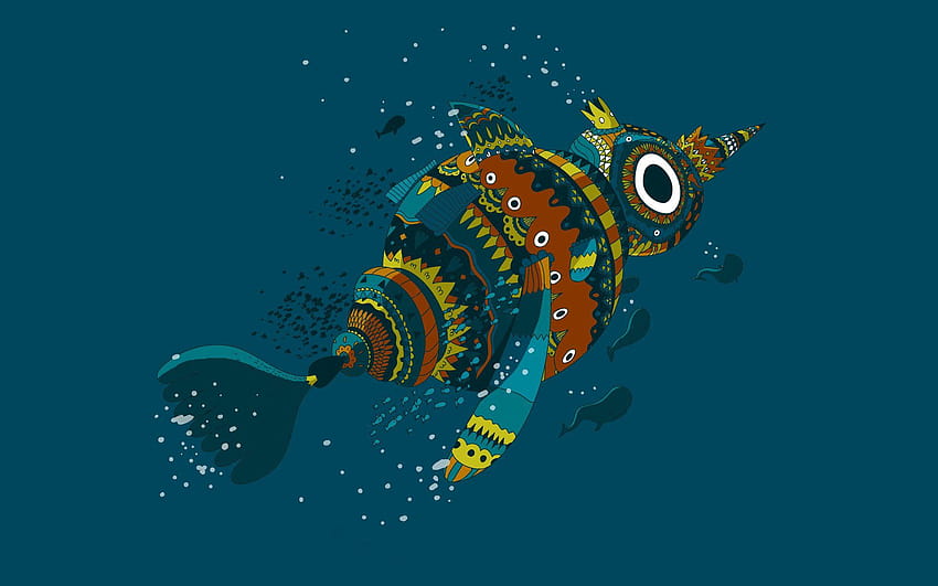 the Tribal Totem Whale , Tribal Totem Whale iPhone HD wallpaper