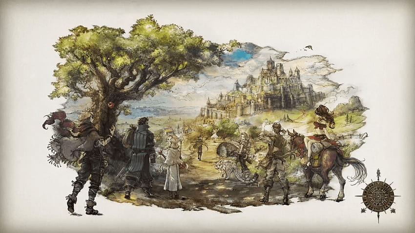 First Look at Octopath Traveler: A New Adventure RPG from Square Enix HD wallpaper
