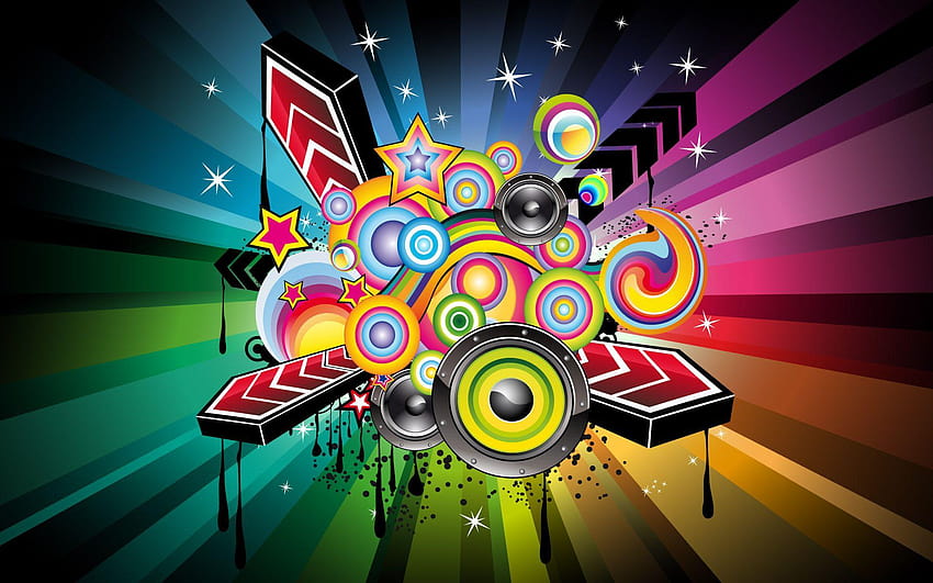 Creative Vector Music, music world HD wallpaper