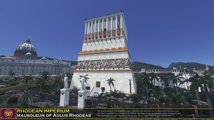 Mausoleum von Aulus Rhodeas: CitiesSkylines HD-Hintergrundbild